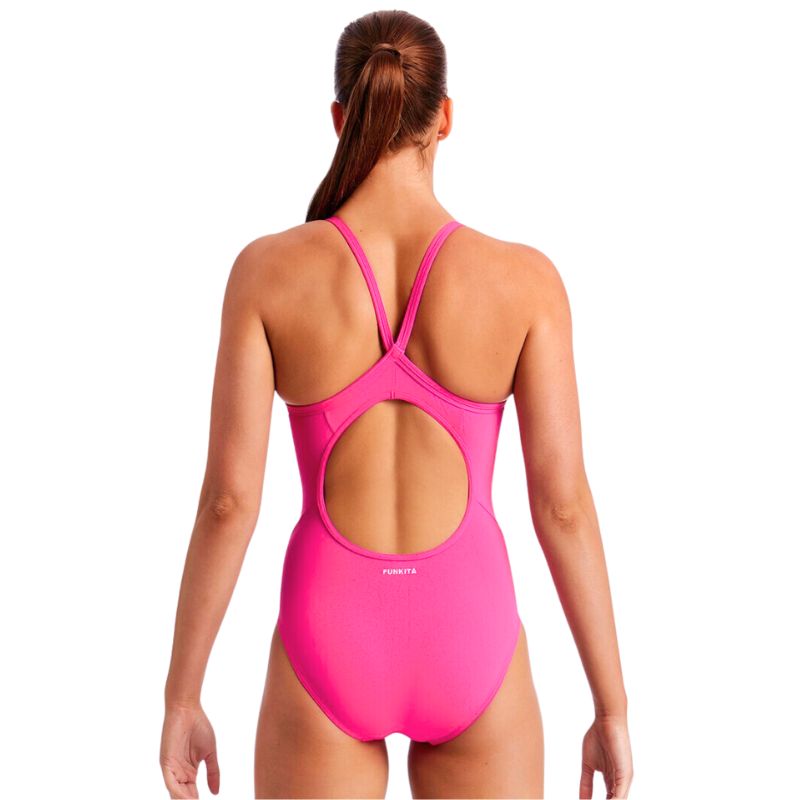 Funkita - Still Pink - Ladies Eco Diamond Back One Piece