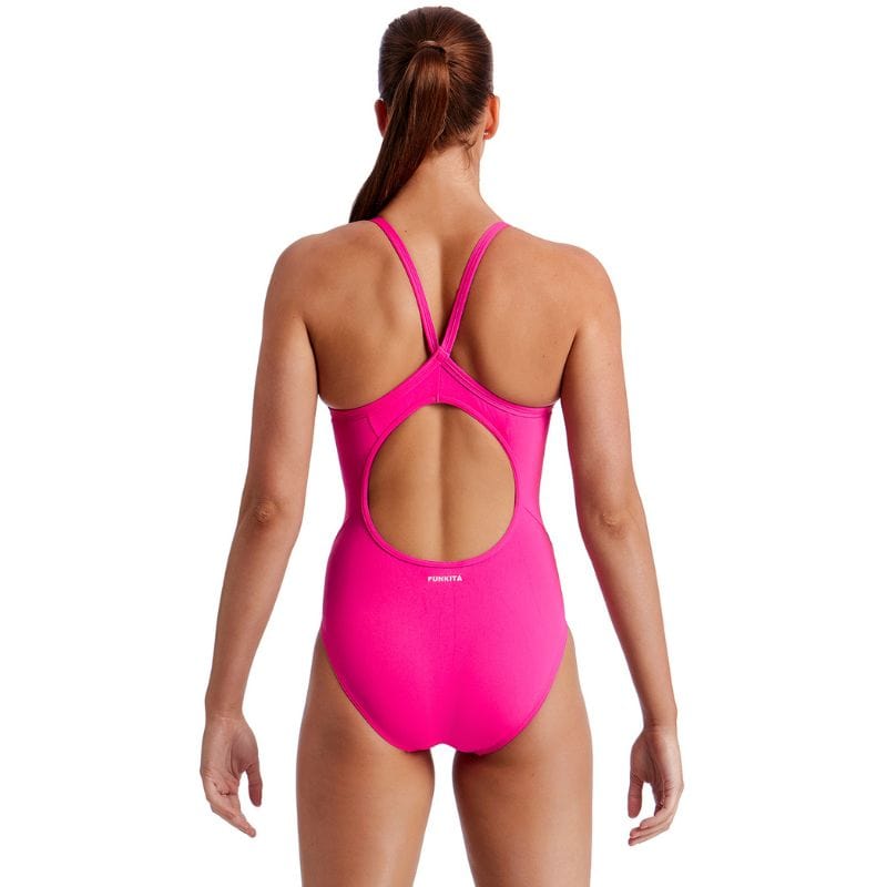 Funkita - Still Pink - Ladies Eco Diamond Back One Piece