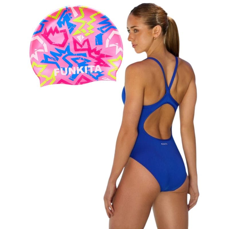 Funkita - Still Speed Ladies Diamond Back & Rock Star Swimming Cap