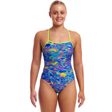 Funkita - Stir Crazy - Ladies Eco Single Strap One Piece