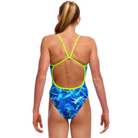 Funkita - Storm Chaser - Girls Eco Single Strap One Piece
