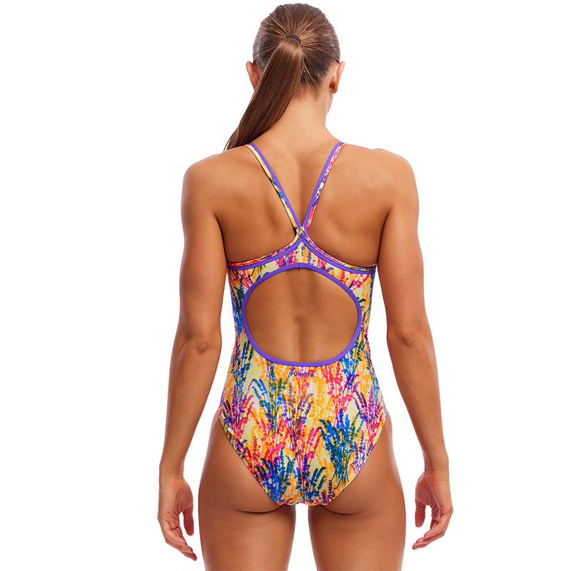 Funkita - Strike A Posy - Ladies Eco Diamond Back One Piece