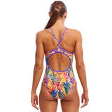 Funkita - Strike A Posy - Ladies Eco Diamond Back One Piece