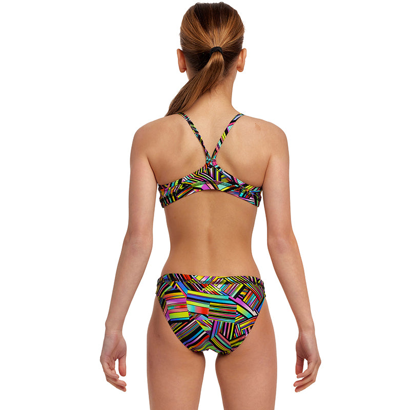 Funkita - Strip Straps - Girls Racerback Two Piece