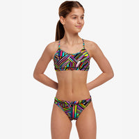 Funkita - Strip Straps - Girls Racerback Two Piece
