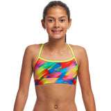 Funkita - Stroked - Girls Eco Swim Crop Top