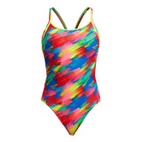 Funkita - Stroked - Ladies Eco Diamond Back One Piece