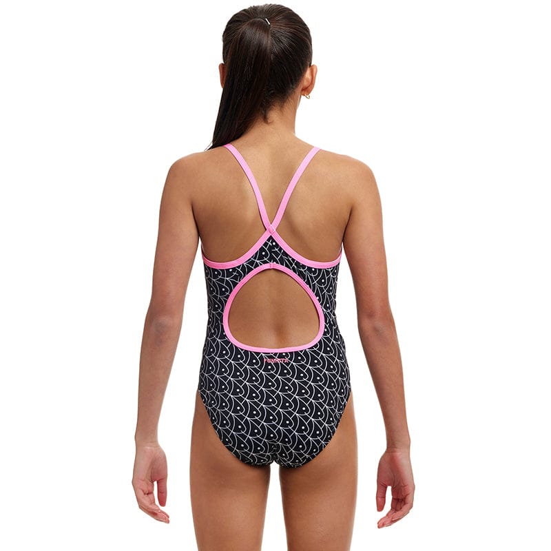 Funkita - Summer Fish - Girls Eco Diamond Back One Piece