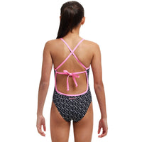 Funkita - Summer Fish - Girls Eco Tie Me Tight One Piece