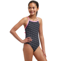 Funkita - Summer Fish - Girls Eco Tie Me Tight One Piece