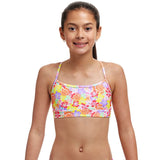 Funkita - Summer Garden - Girls Eco Swim Crop Top