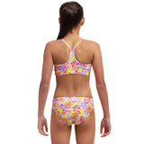 Funkita - Summer Garden - Girls Eco Swim Crop Top