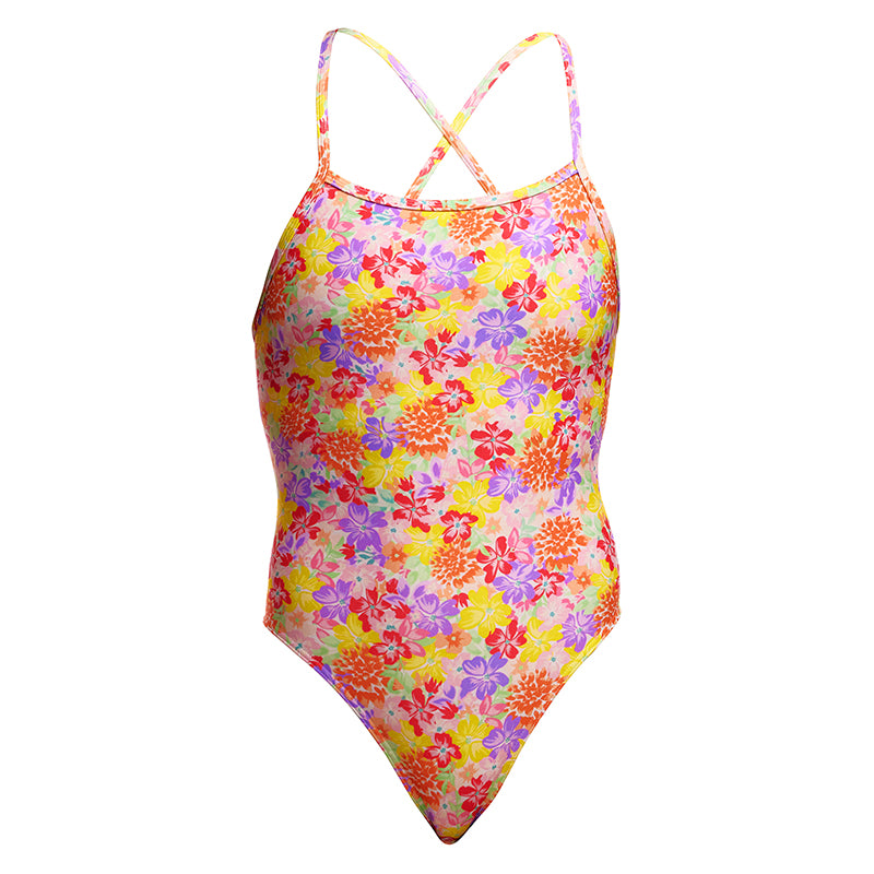 Funkita - Summer Garden - Ladies Eco Tie Me Tight One Piece