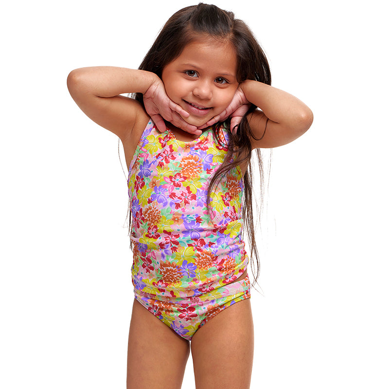 Funkita - Summer Garden - Toddler Girls Swim Steady Tankini & Brief