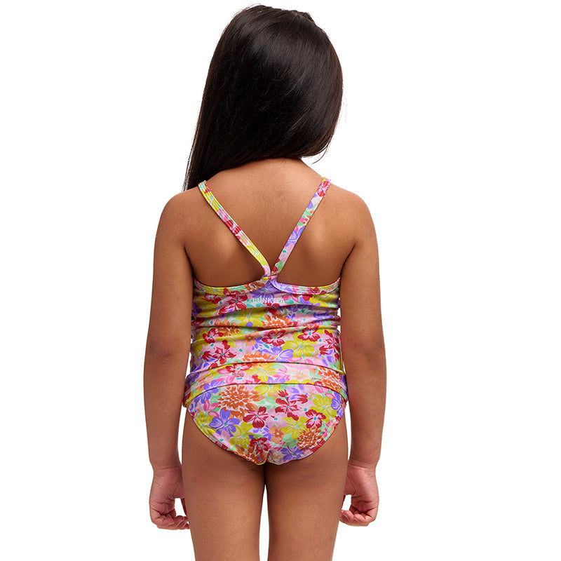 Funkita - Summer Garden - Toddler Girls Swim Steady Tankini & Brief