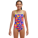 Funkita - Summer Swirl - Girls Eco Strapped In One Piece