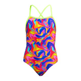 Funkita - Summer Swirl - Girls Eco Strapped In One Piece