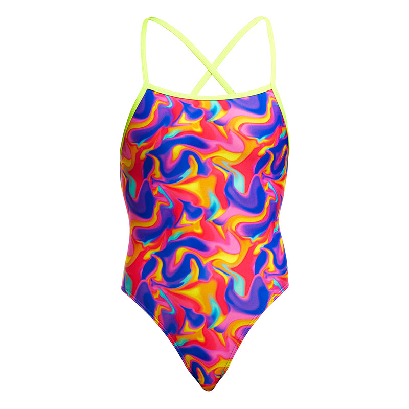 Funkita - Summer Swirl - Ladies Eco Strapped In One Piece