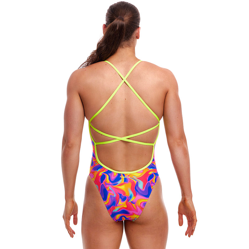 Funkita - Summer Swirl - Ladies Eco Strapped In One Piece