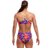 Funkita - Summer Swirl - Ladies Eco Swim Crop Top