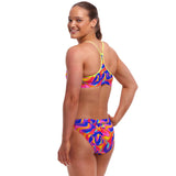 Funkita - Summer Swirl - Ladies Eco Swim Crop Top