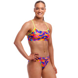 Funkita - Summer Swirl - Ladies Eco Swim Crop Top