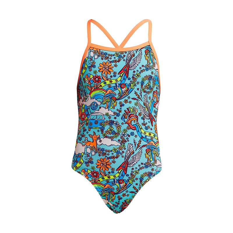 Funkita - Sunny Bunny - Girls Eco Tie Me Tight One Piece