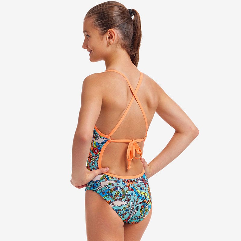 Funkita - Sunny Bunny - Girls Eco Tie Me Tight One Piece