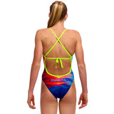 Funkita - Sunset Delight - Girls Eco Tie Me Tight One Piece