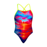 Funkita - Sunset Delight - Ladies Eco Tie Me Tight One Piece