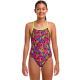 Funkita - Swan City - Girls Eco Single Strap One Piece