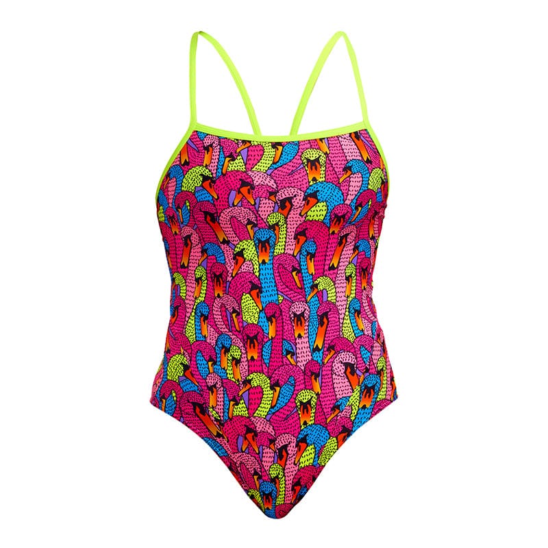 Funkita - Swan City - Ladies Eco Single Strap One Piece