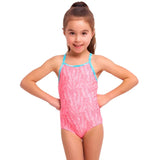 Funkita - Sweet Releaf - Toddler Girls Eco Printed One Piece