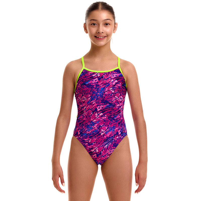 Funkita - Sweet Scaley - Girls Eco Single Strap One Piece