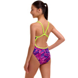Funkita - Sweet Scaley - Girls Eco Single Strap One Piece