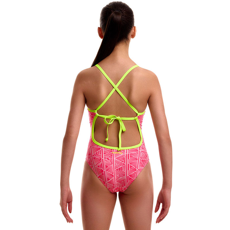 Funkita - Sweet Stack - Girls Eco Tie Me Tight One Piece