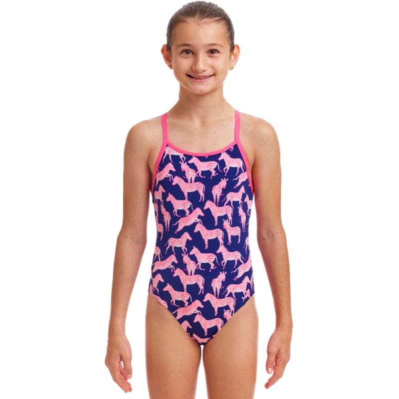 Funkita - Sweet Stripes - Girls Diamond Back One Piece