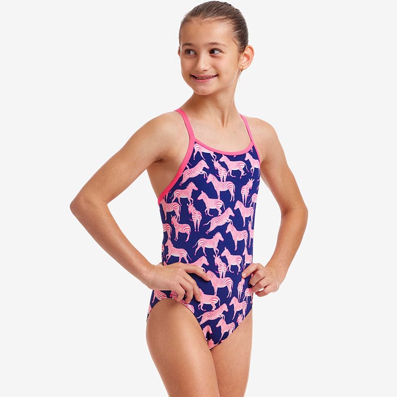 Funkita - Sweet Stripes - Girls Diamond Back One Piece
