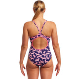 Funkita - Sweet Stripes - Ladies Diamond Back One Piece