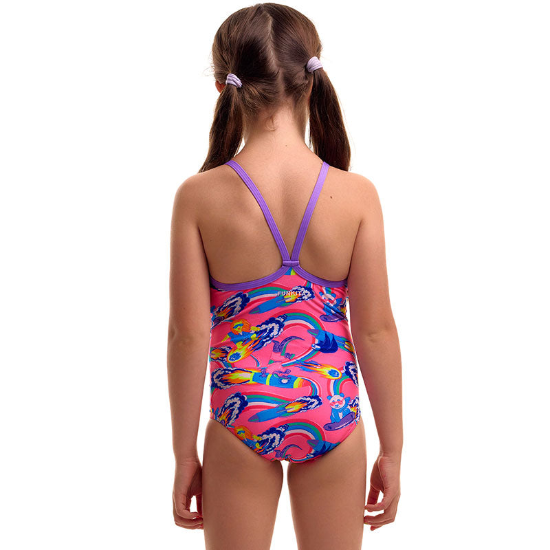 Funkita - Sweet Surfers - Toddler Girls Eco Printed One Piece