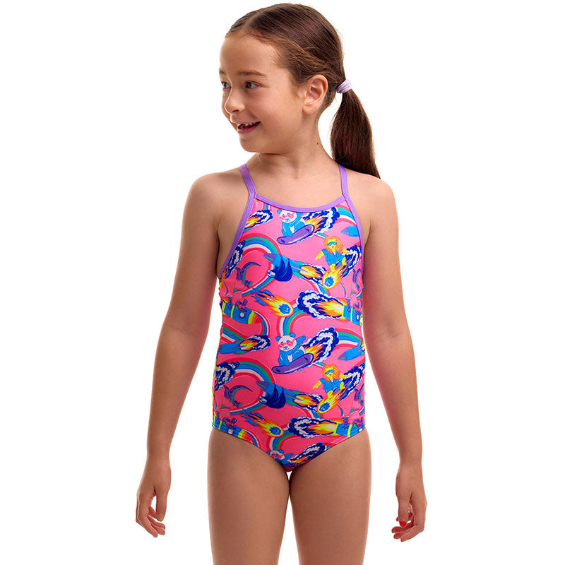 Funkita - Sweet Surfers - Toddler Girls Eco Printed One Piece
