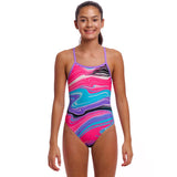 Funkita - Sweetest Swirl - Girls Eco Single Strap One Piece