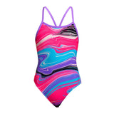 Funkita - Sweetest Swirl - Girls Eco Single Strap One Piece