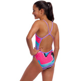 Funkita - Sweetest Swirl - Girls Eco Single Strap One Piece