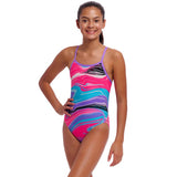 Funkita - Sweetest Swirl - Girls Eco Single Strap One Piece