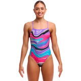 Funkita - Sweetest Swirl - Ladies Eco Single Strength One Piece
