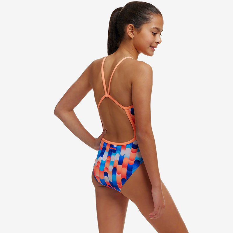 Funkita - Tail End - Girls Eco Single Strap One Piece