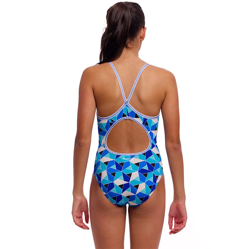 Funkita - Tetra Tonic - Girls Eco Diamond Back One Piece