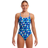 Funkita - Tetra Tonic - Ladies Eco Diamond Back One Piece
