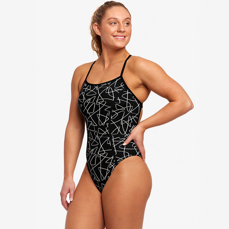 Funkita - Texta Mess - Ladies Bond Girl One Piece